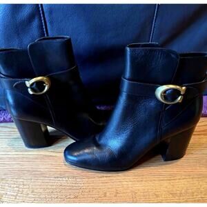 Coach Leather Boots Size 9.5